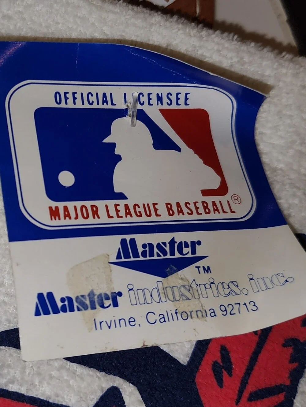 Vintage Cleveland Indians Golf Towel Official MLB Merchandise Master ind NWT